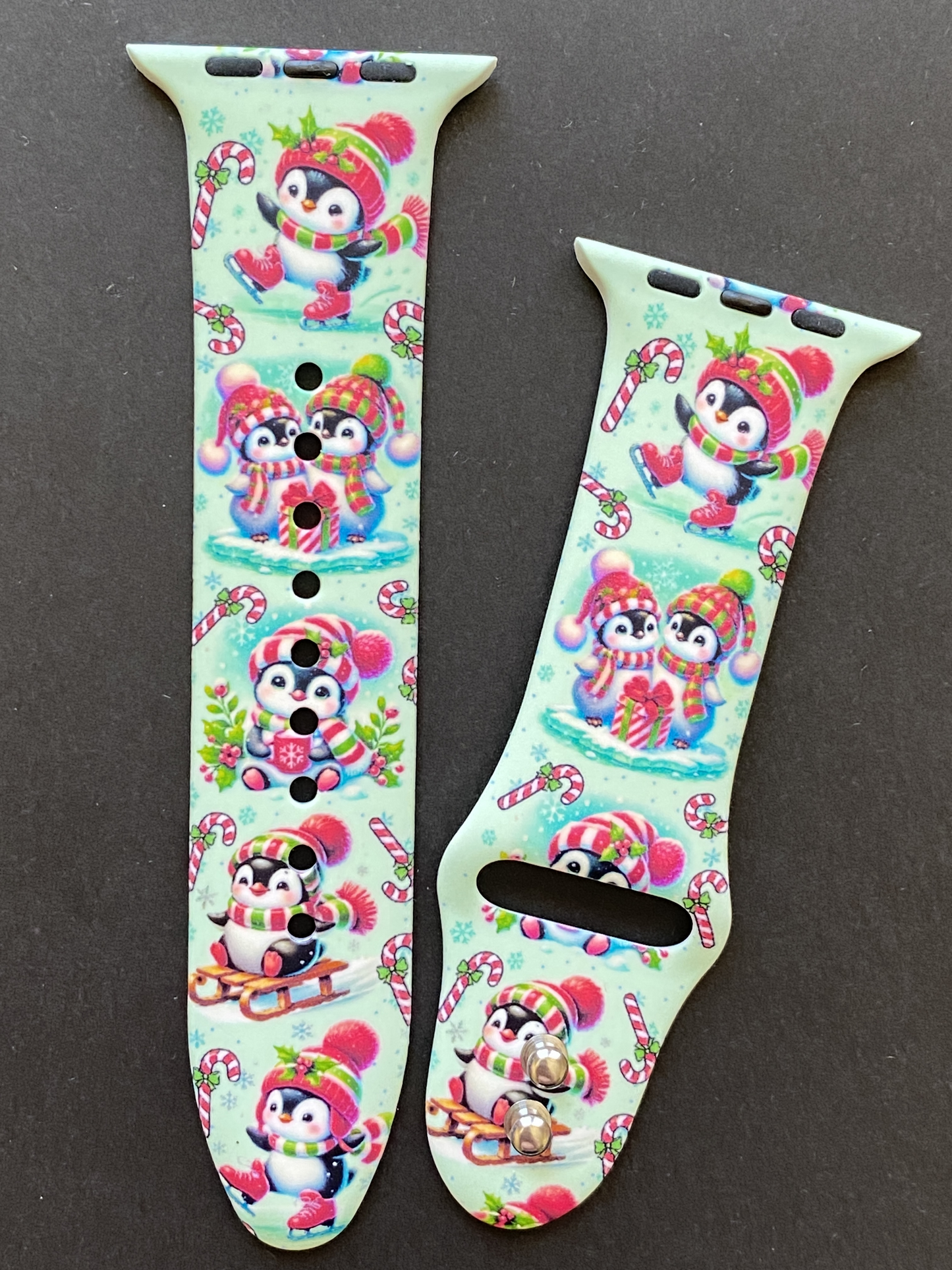 Frosty Winter Penguins Watch Band For Apple Watch