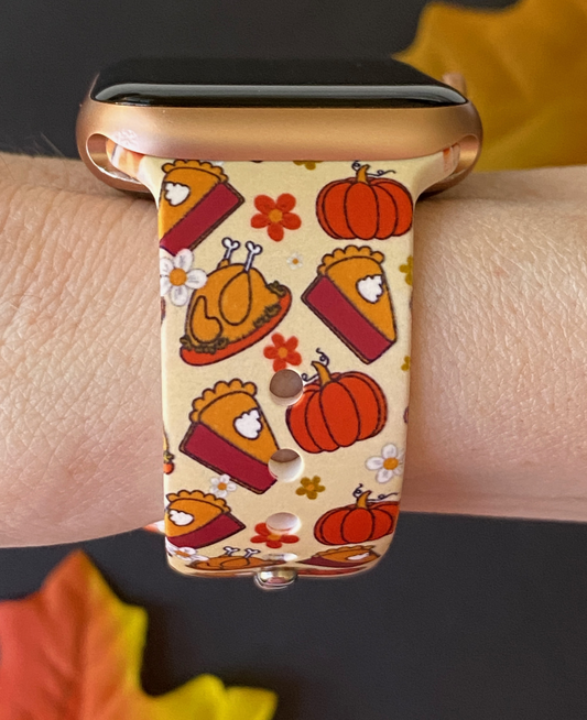 Thanksgiving Dinner Watch Band For Apple Watch