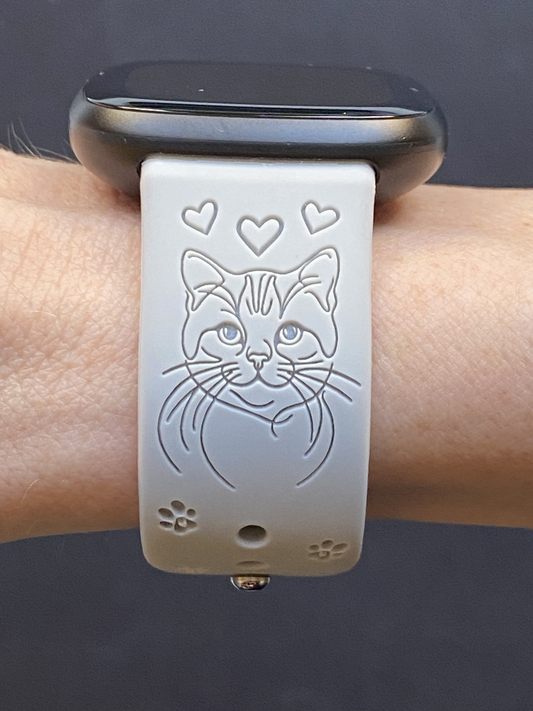 Cat Fitbit Versa 3/Versa 4/Sense/Sense 2 Watch Band