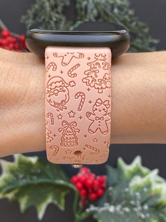 Cheery Christmas Fitbit Versa 3/Versa 4/Sense/Sense 2 Watch Band