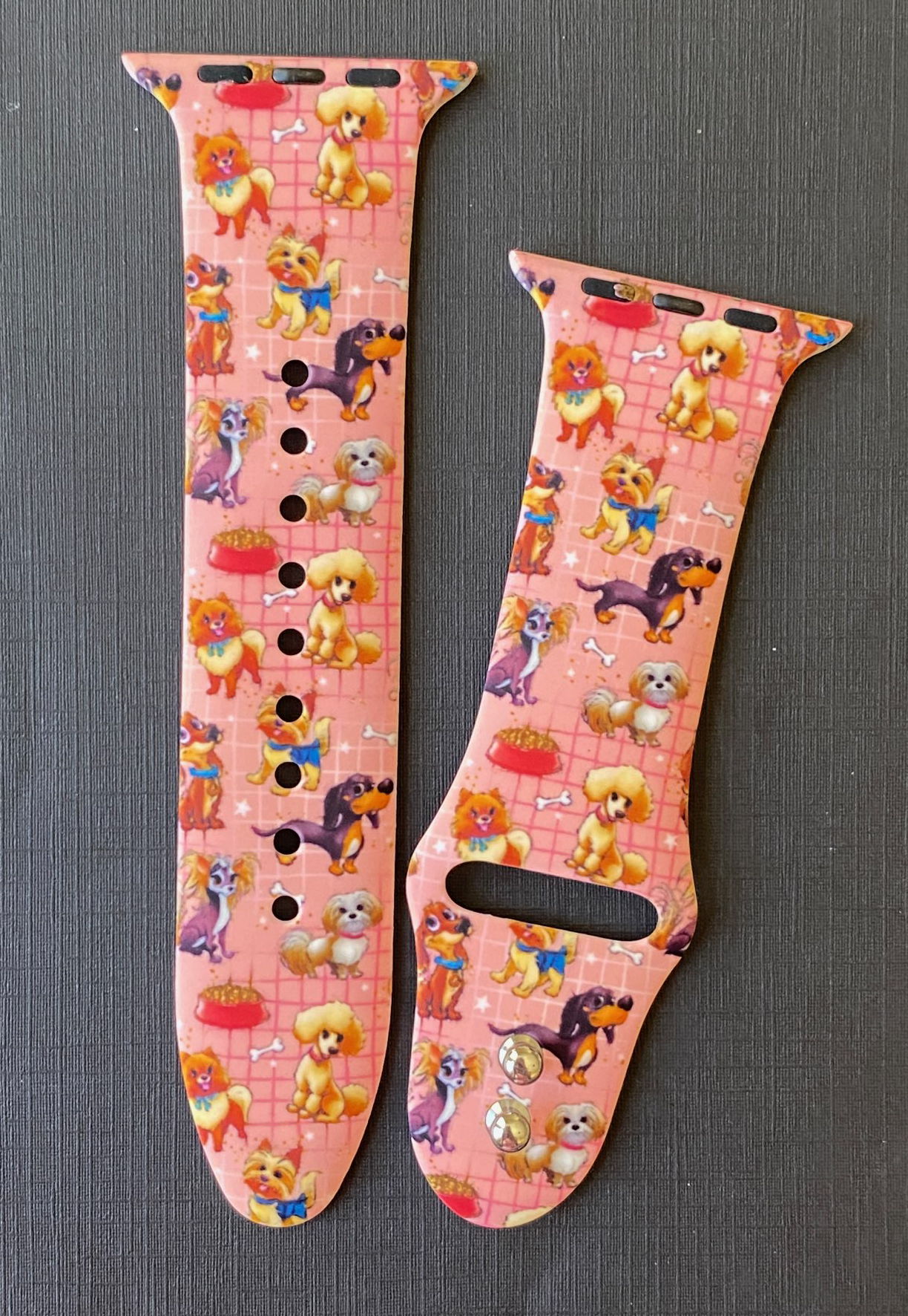 Pink Dogs Watch Band For Apple Watch