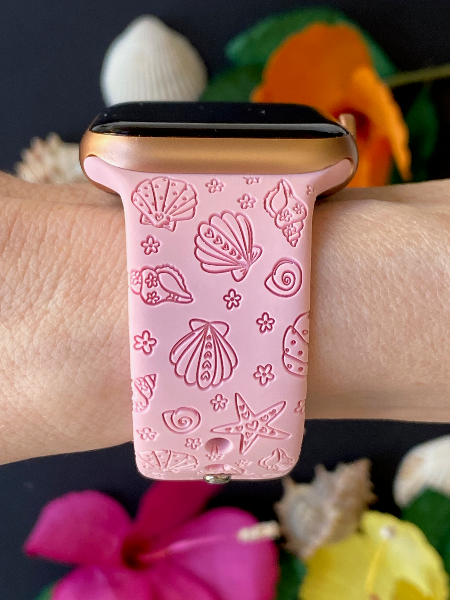 Summer Shells Watch Band For Apple Watch
