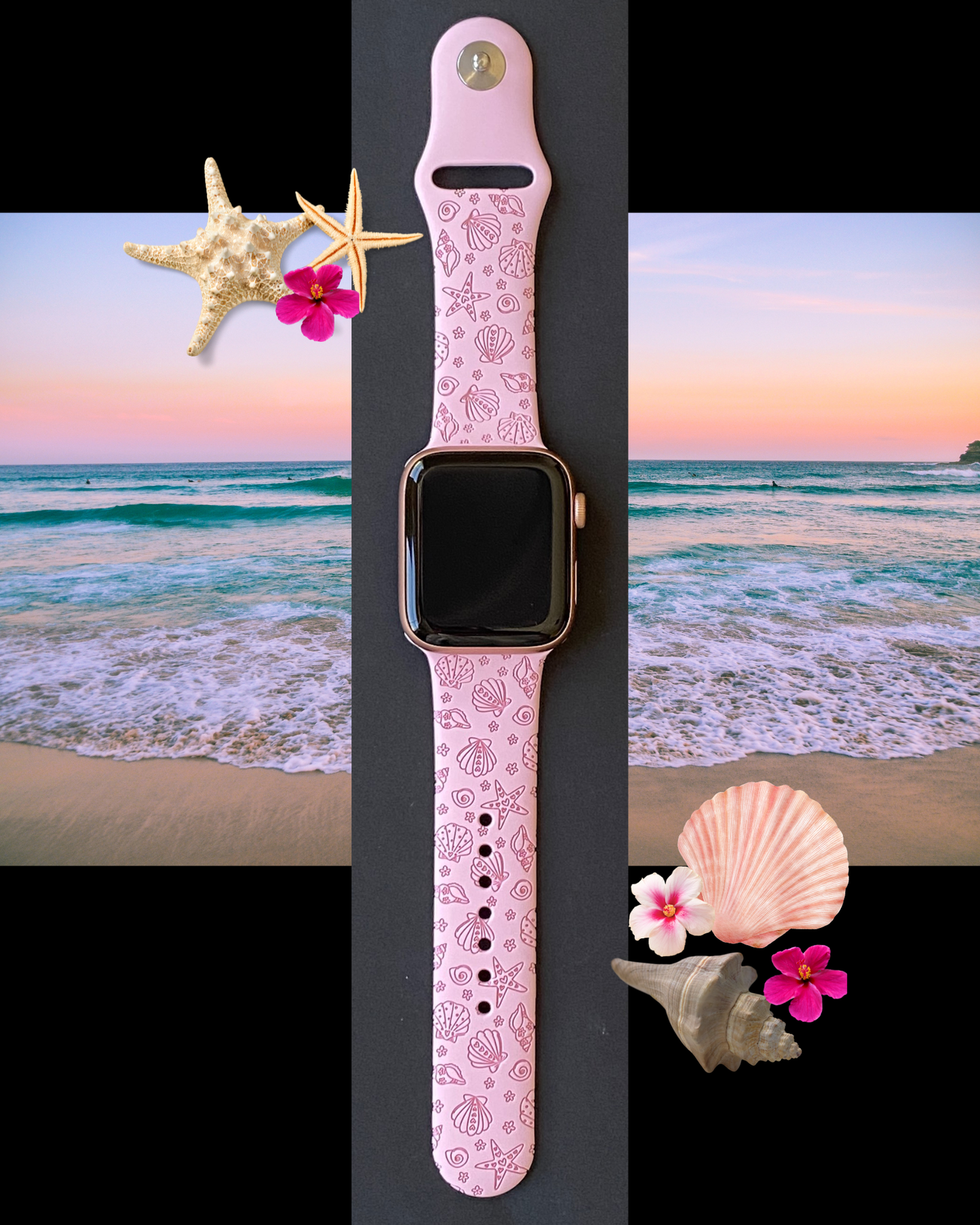 Summer Shells Watch Band For Apple Watch