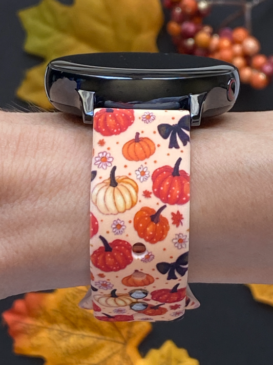 Pumpkin Bows Samsung Galaxy Watch Band