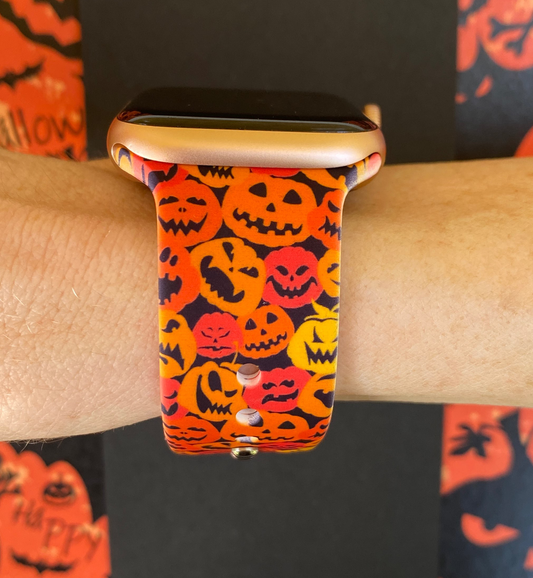 Spooky Pumpkins Watch Band For Apple Watch