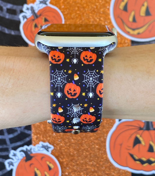 Halloween Pumpkins Watch Band For Apple Watch