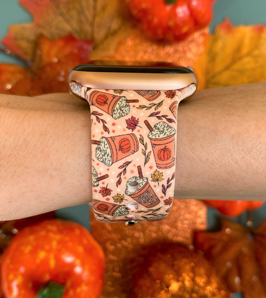 Pumpkin Spice Lover Watch Band For Apple Watch