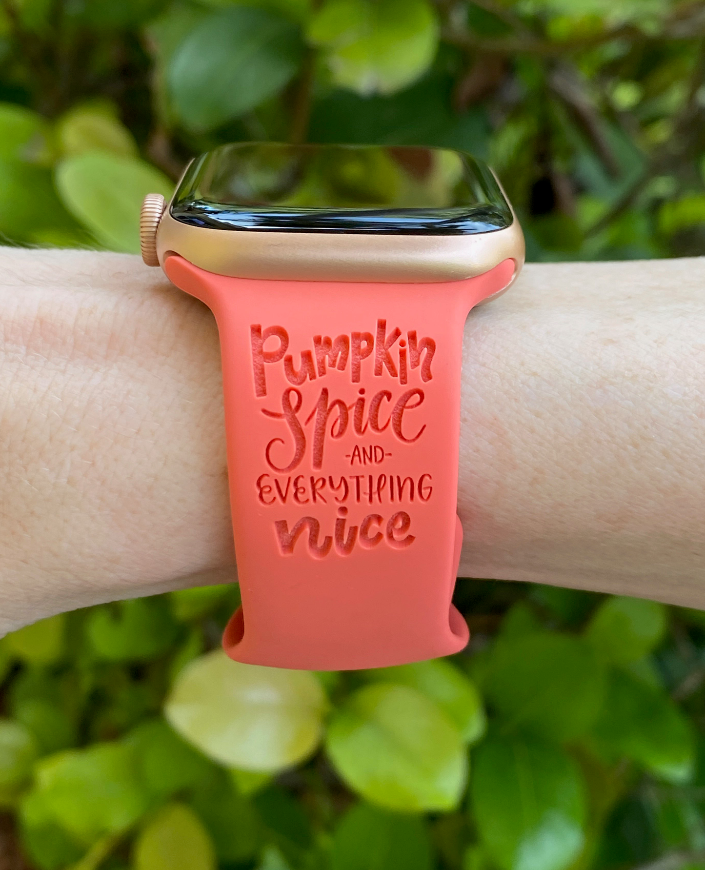 Pumpkin Spice Watch Band For Apple Watch