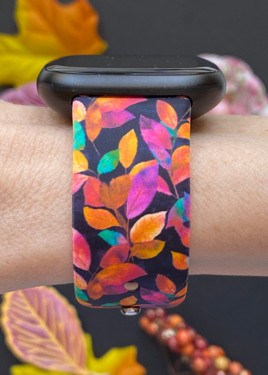 Colorful Leaves Fitbit Versa 3/Versa 4/Sense/Sense 2 Watch Band