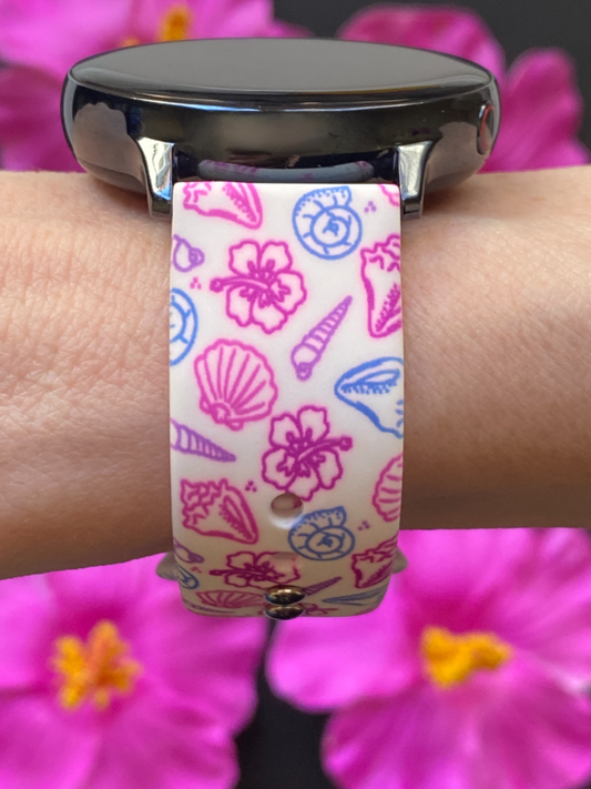 Sunset Seashells Samsung Galaxy Watch Band
