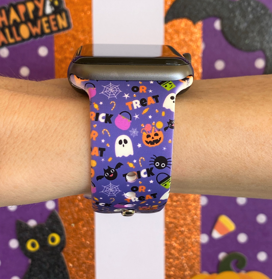 Trick or Treat Halloween Watch Band For Apple Watch