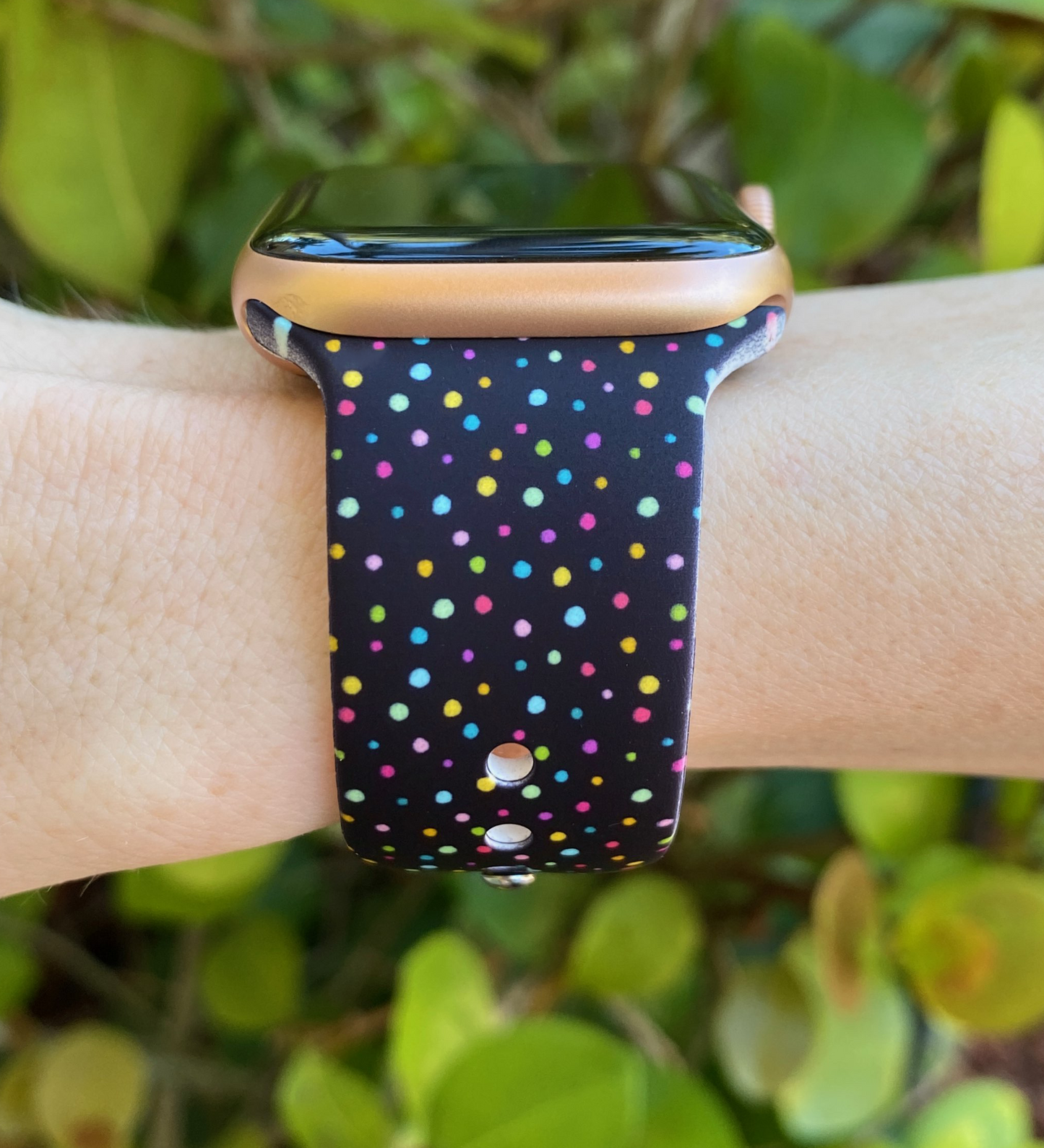 Fancy Rainbow Dots Watch Band For Apple Watch