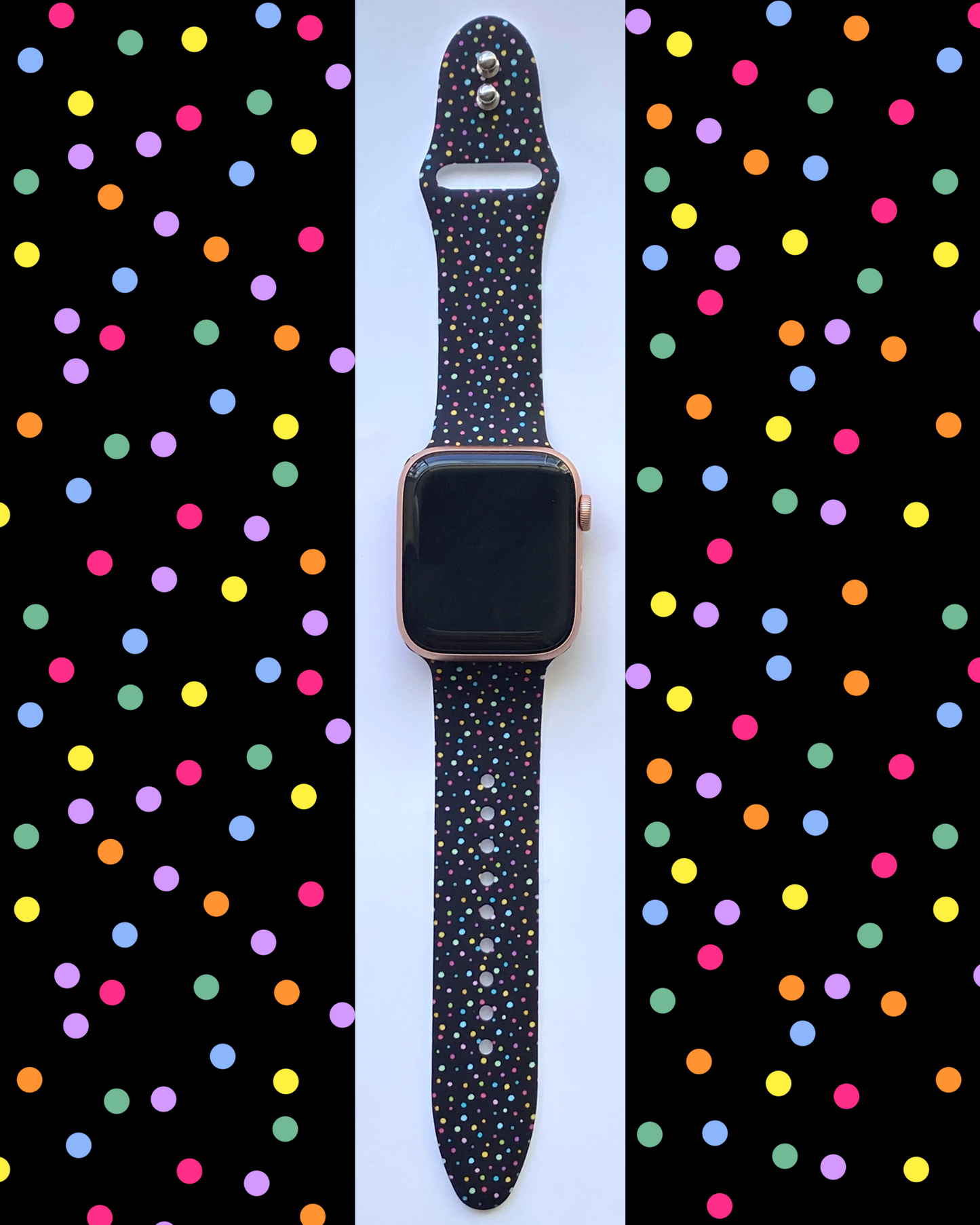 Fancy Rainbow Dots Watch Band For Apple Watch