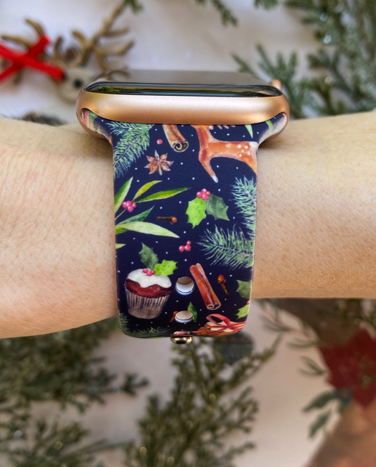 Vintage Christmas Watch Band For Apple Watch