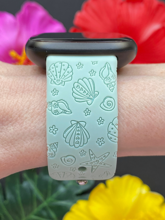 Summer Seashells Fitbit Versa 3/Versa 4/Sense/Sense 2 Watch Band