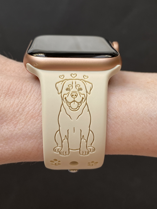 My Pet Rottweiler Dog Watch Band For Apple Watch