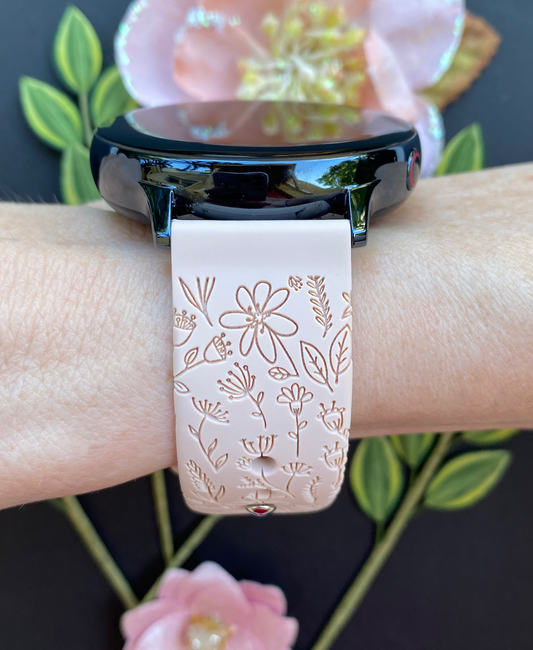 Flower Lover 20mm Samsung Galaxy Watch Band