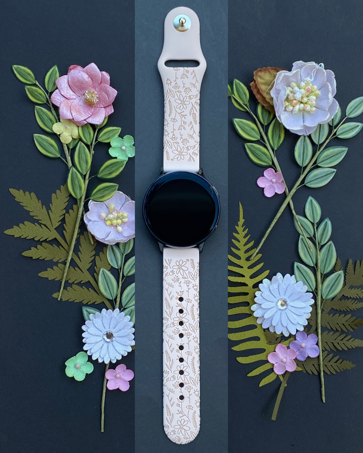 Flower Lover 20mm Samsung Galaxy Watch Band