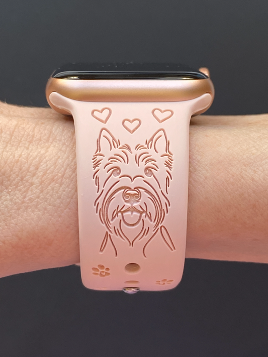 Scottish Terrier Dog Watch Band For Apple Watch