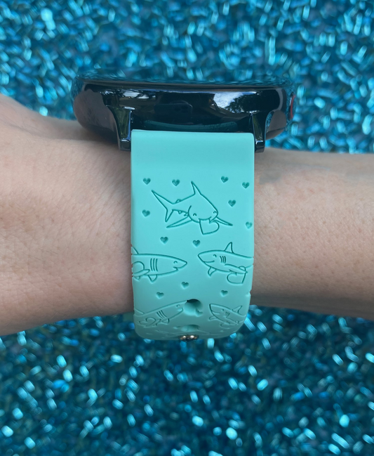 Sharks 20mm Samsung Galaxy Watch Band