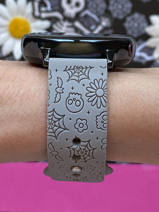 Skull and Webs 20mm Samsung Galaxy Watch Band