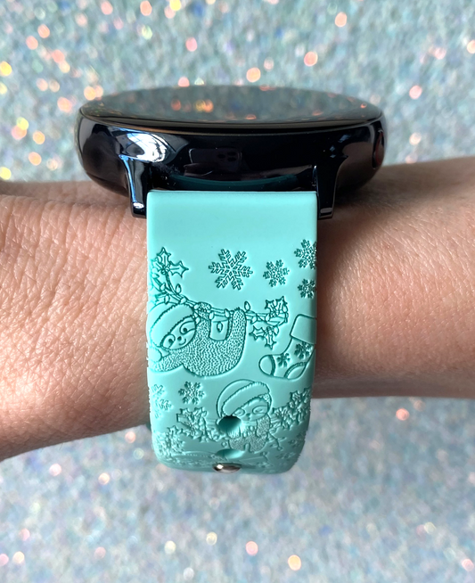 Winter Sloth 20mm Samsung Galaxy Watch Band