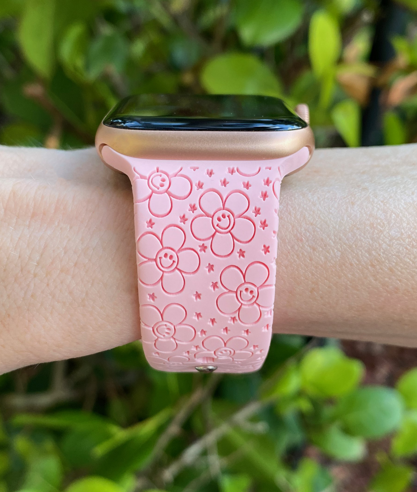 Smiley Flowers Watch Band For Apple Watch