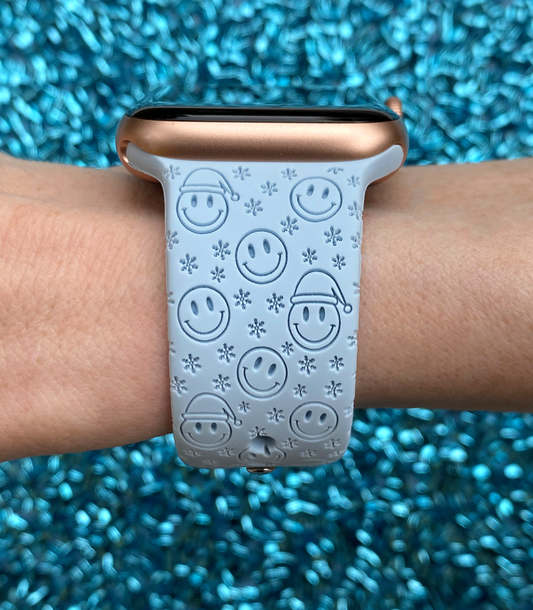 Christmas Smiley Watch Band For Apple Watch