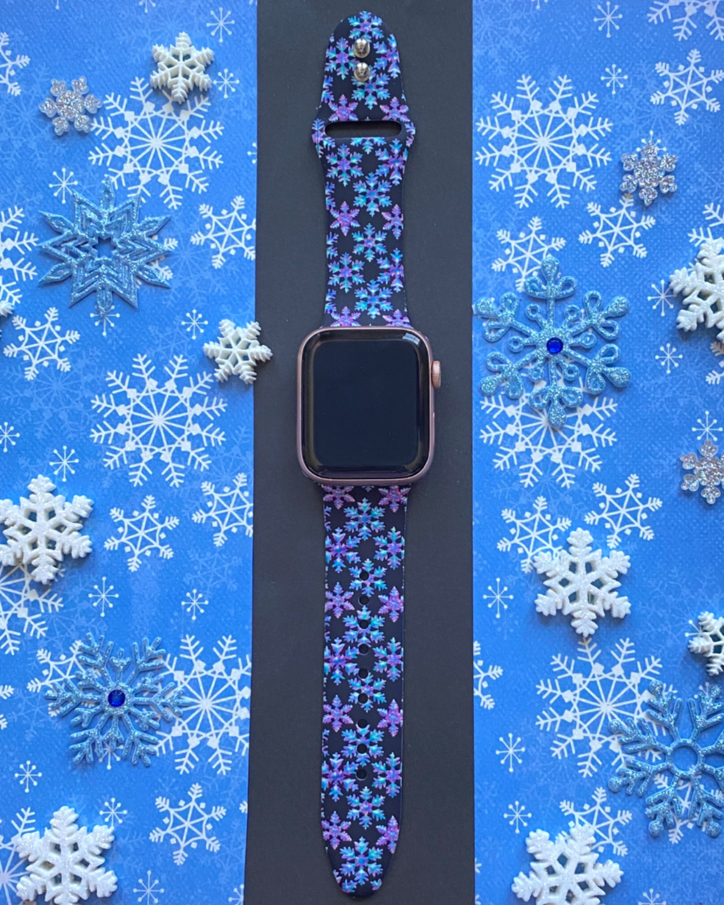 Winter Snowflakes Watch Band For Apple Watch