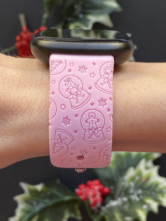 Snow Globes Fitbit Versa 3/Versa 4/Sense/Sense 2 Watch Band