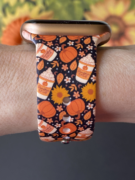 Pumpkin Spice Lover Watch Band For Apple Watch