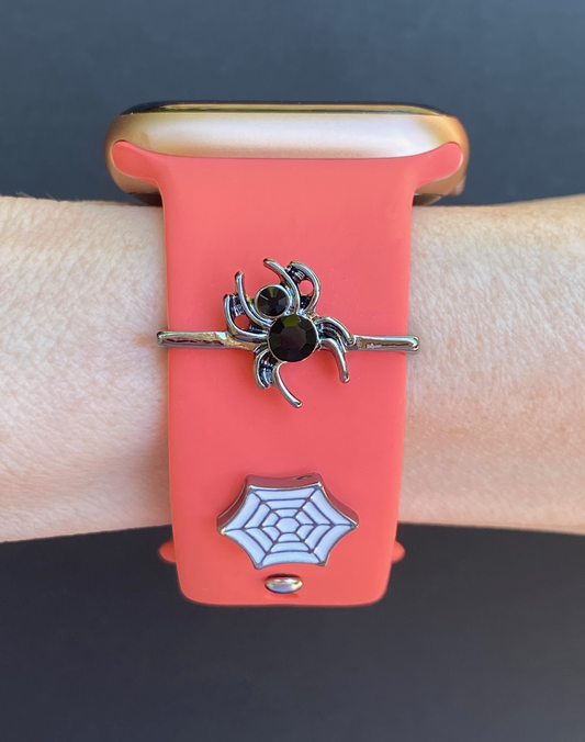 Spider Charm and Autumn Watch Band For Apple Watch
