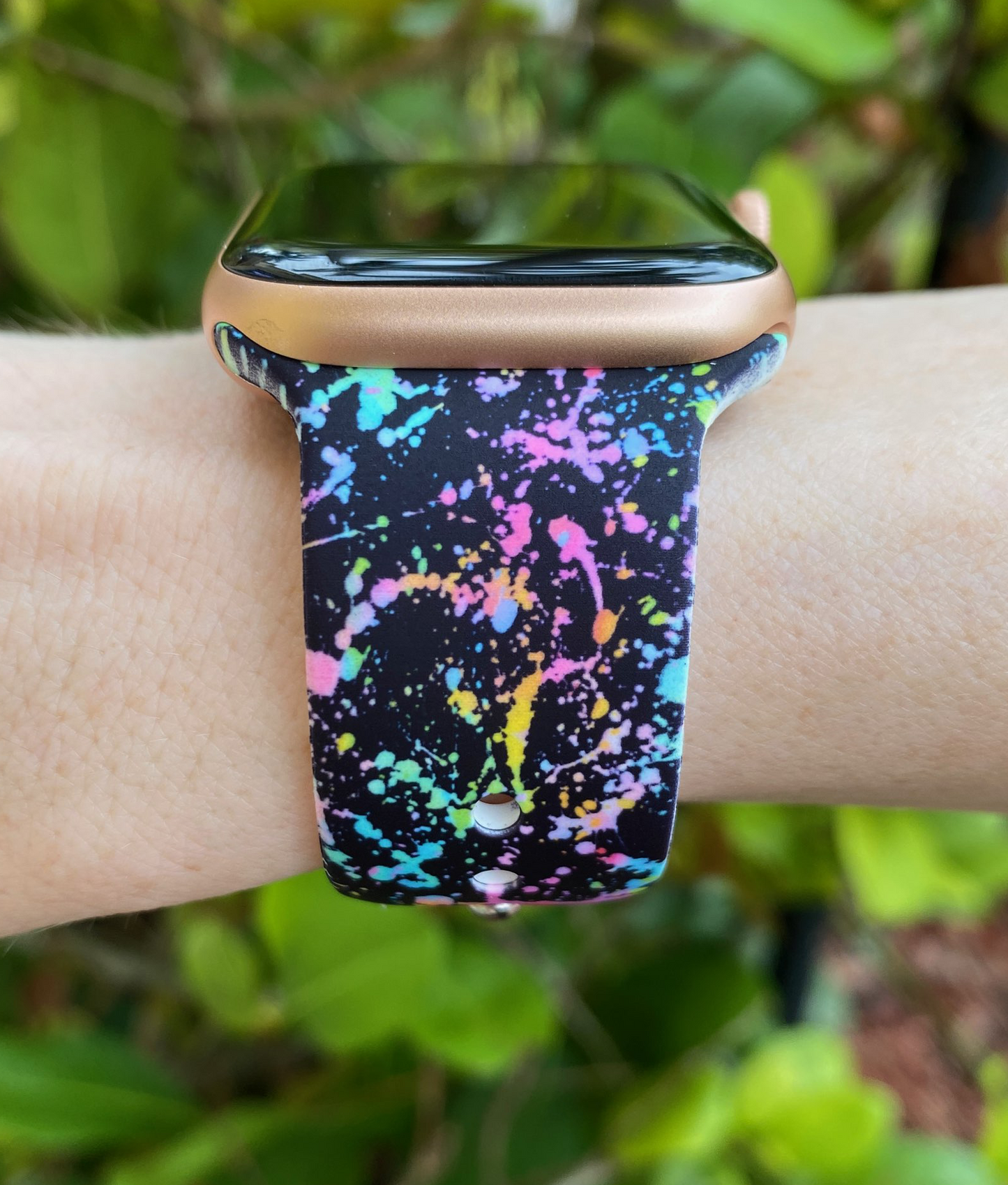 Paint Splatter Watch Band For Apple Watch