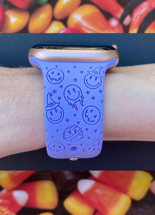 Spooky Smiley Watch Band For Apple Watch