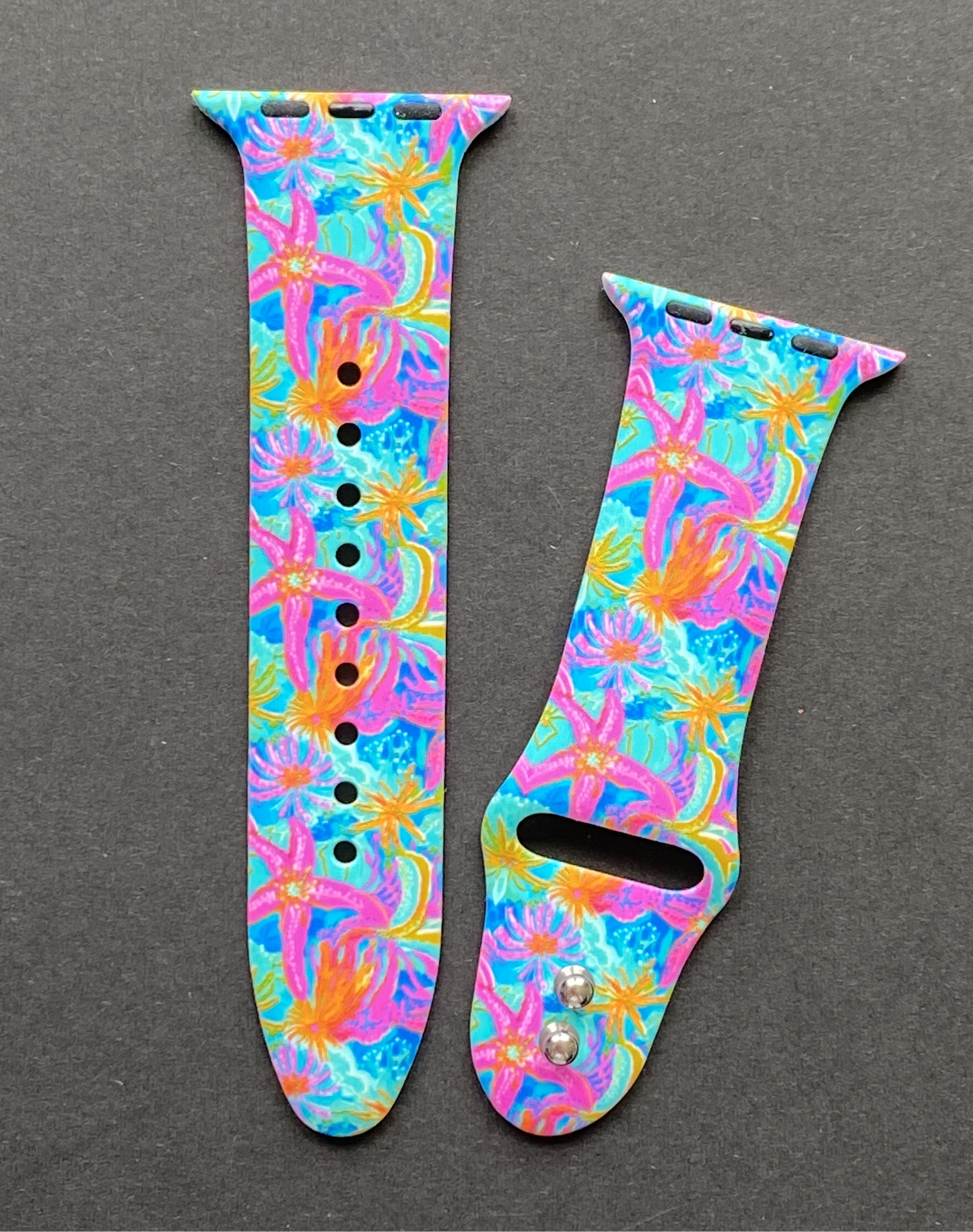 Neon Starfish Watch Band For Apple Watch