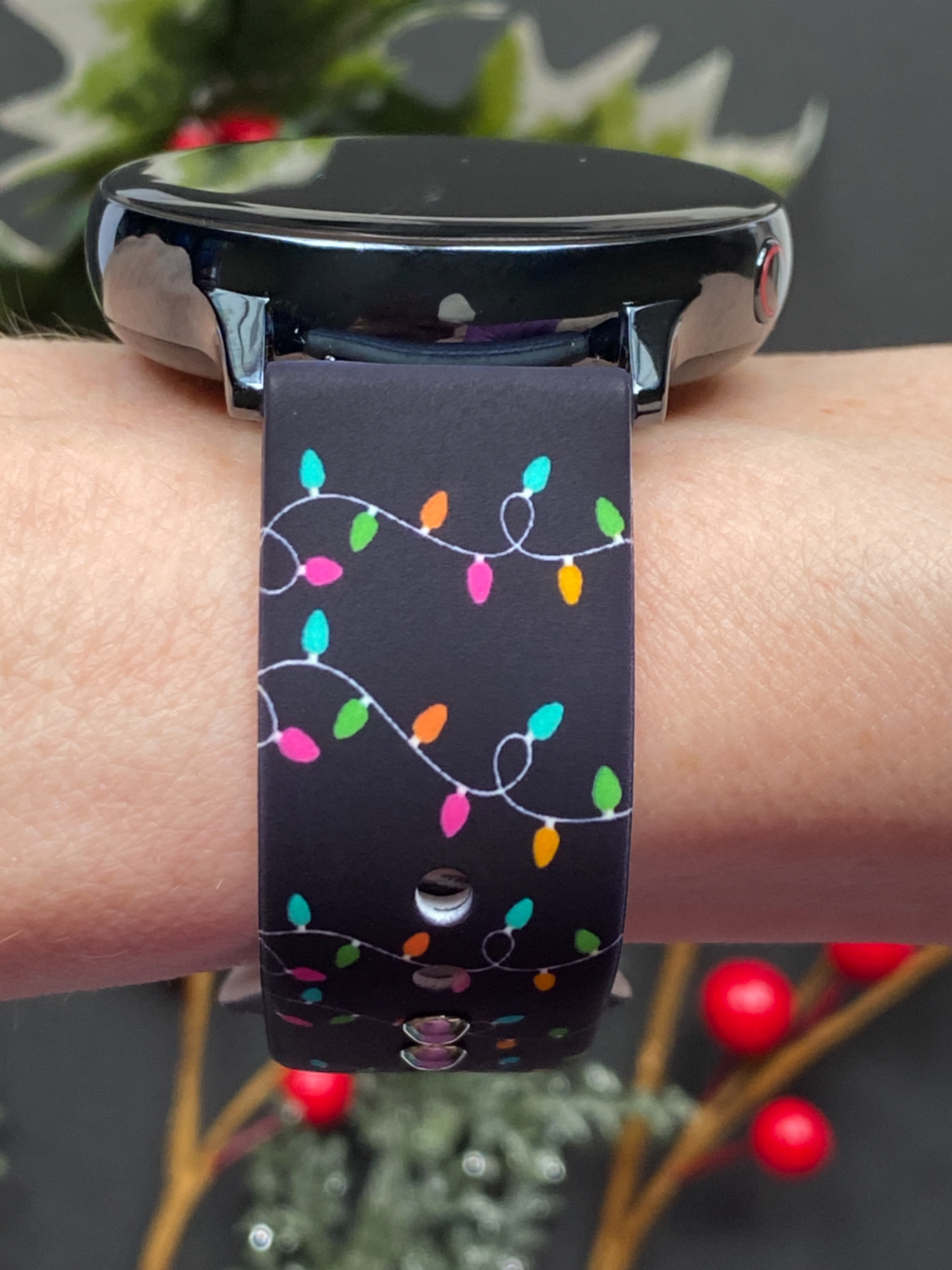 String Christmas Lights Samsung Galaxy Watch Band
