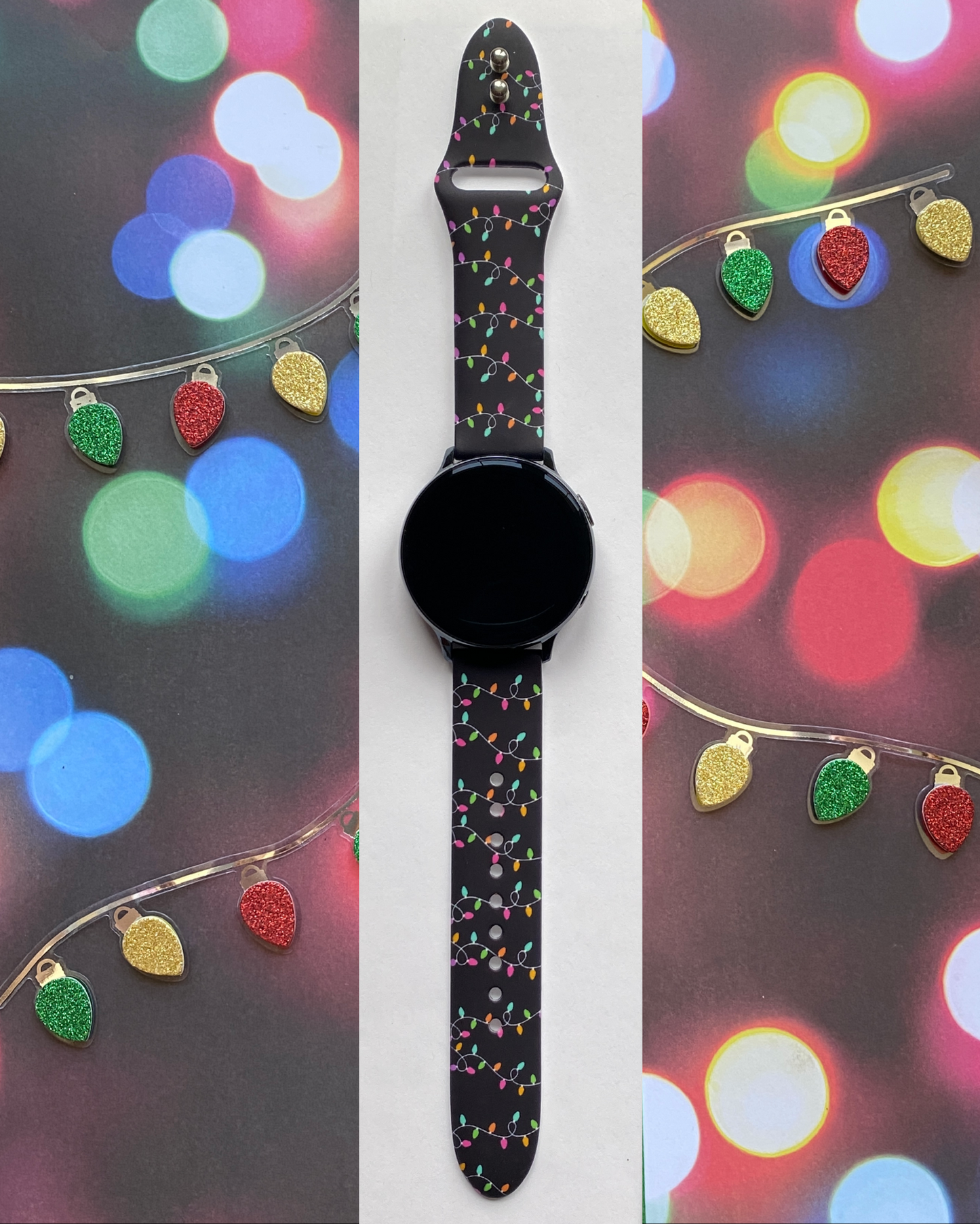 String Christmas Lights Samsung Galaxy Watch Band