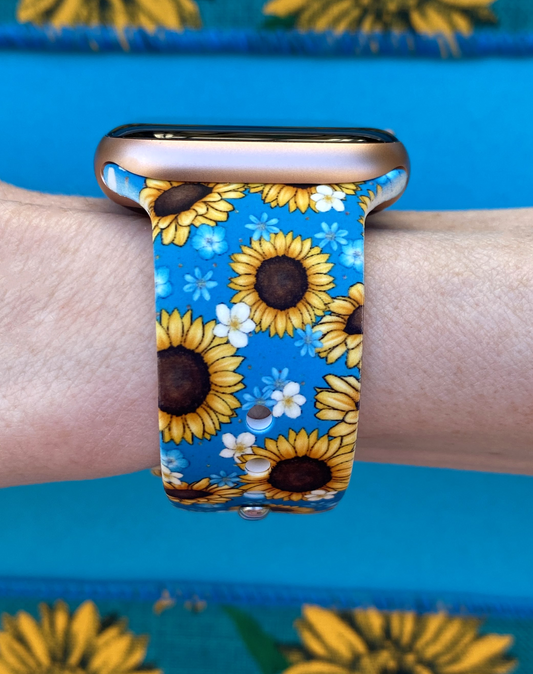 Sunflower Watch Band For Apple Watch