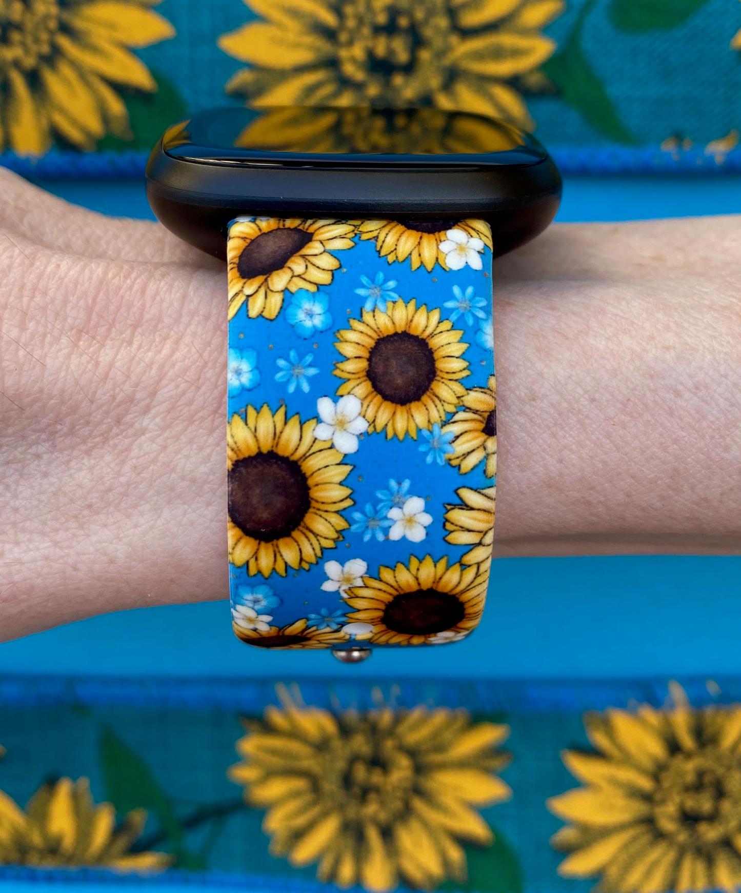 Sunflower Fitbit Versa 3/Versa 4/Sense/Sense 2 Watch Band