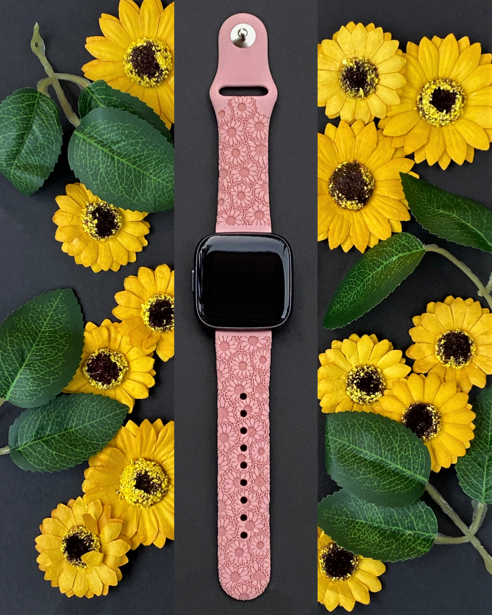 Fitbit versa top floral band