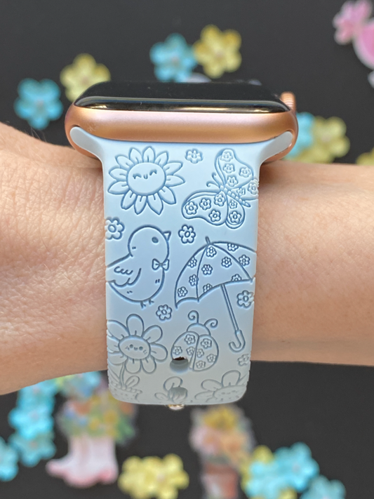 Happy Spring Day Watch Band For Apple Watch