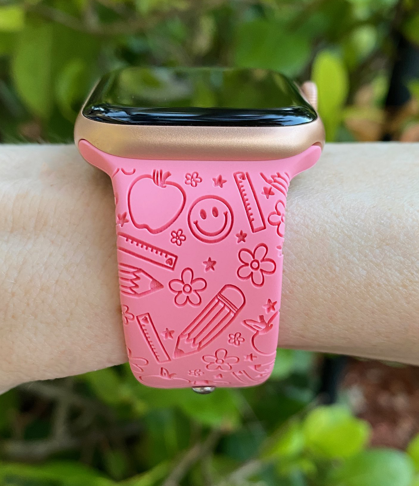 Smiley Teacher Watch Band For Apple Watch