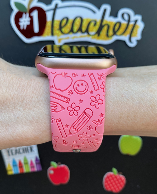 Smiley Teacher Watch Band For Apple Watch