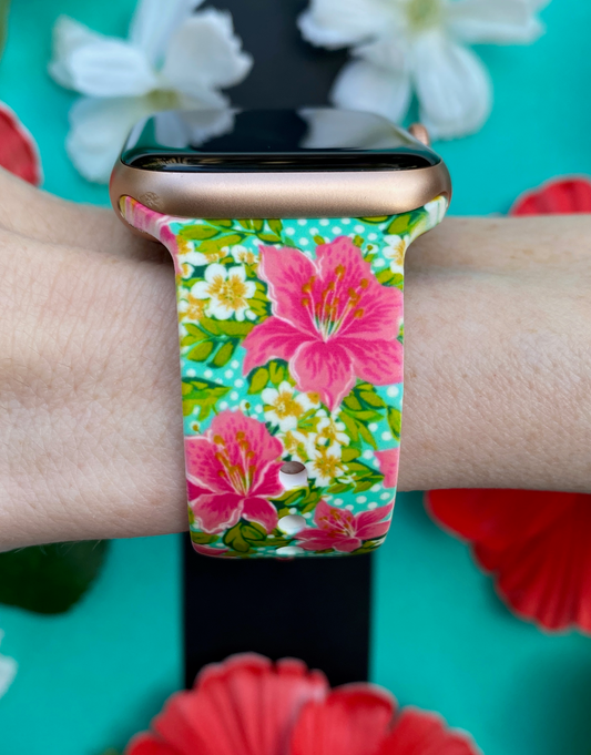 Flower Blooms Watch Band For Apple Watch