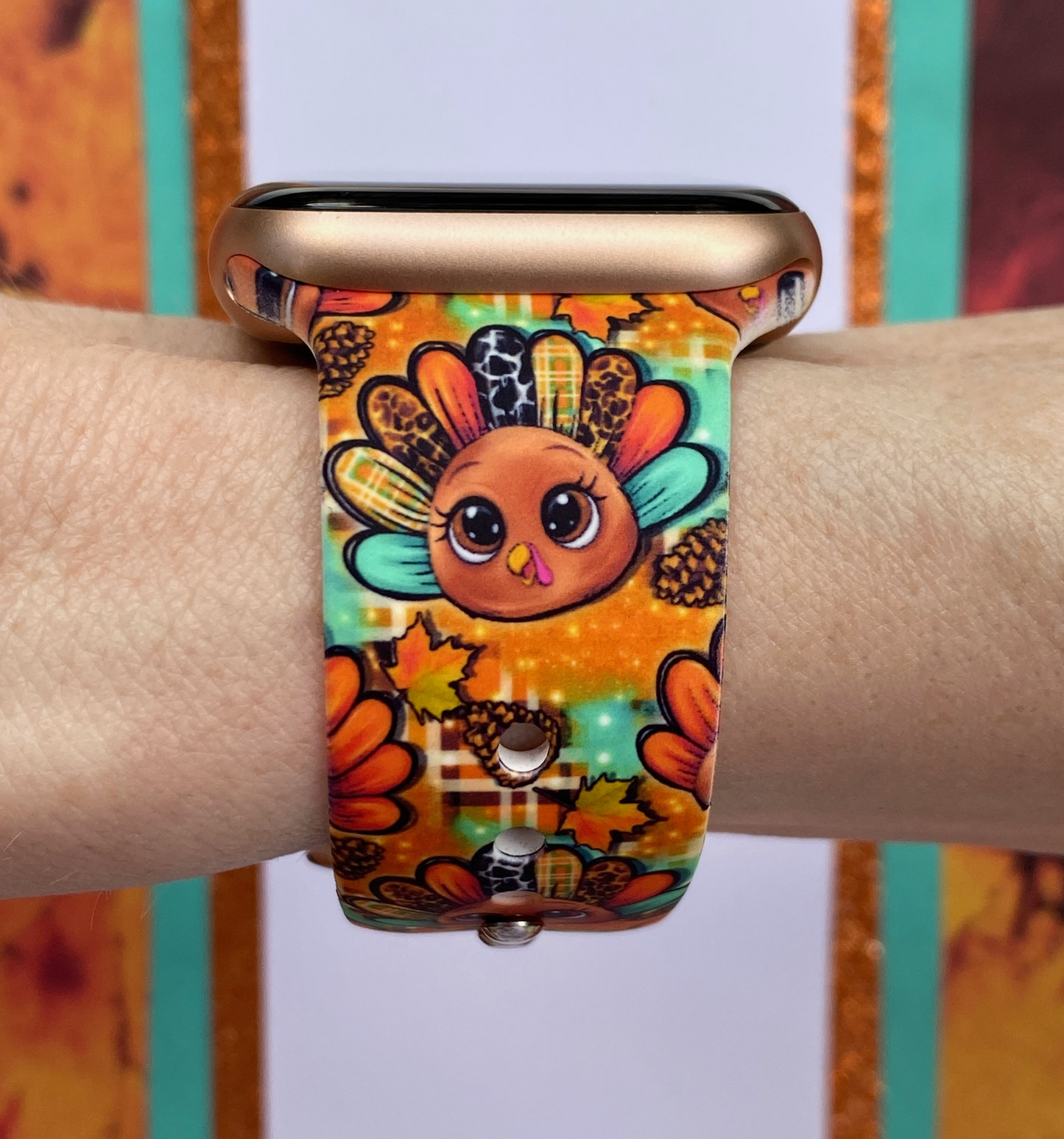 Festive Turkey Watch Band For Apple Watch