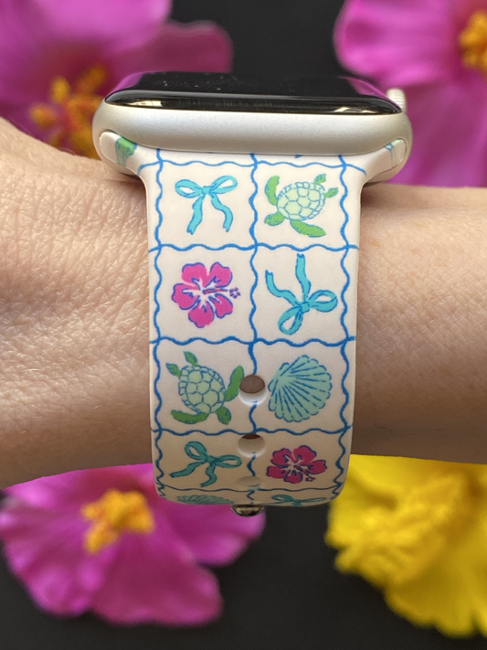Turtle Bows Watch Band For Apple Watch