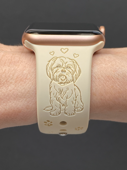 Happy Shih Tzu Dog Watch Band For Apple Watch
