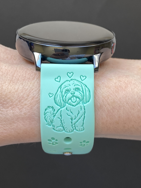 My Cheerful Shih Tzu Dog 20mm Samsung Galaxy Watch Band