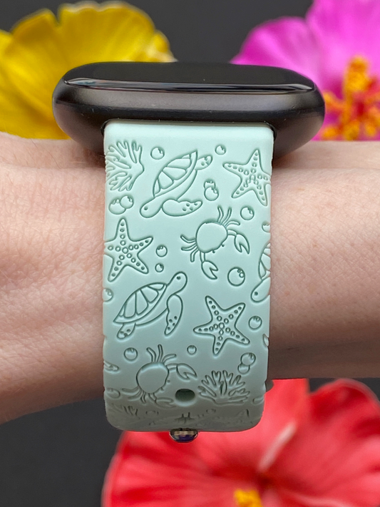 Under The Sea Fitbit Versa 3/Versa 4/Sense/Sense 2 Watch Band