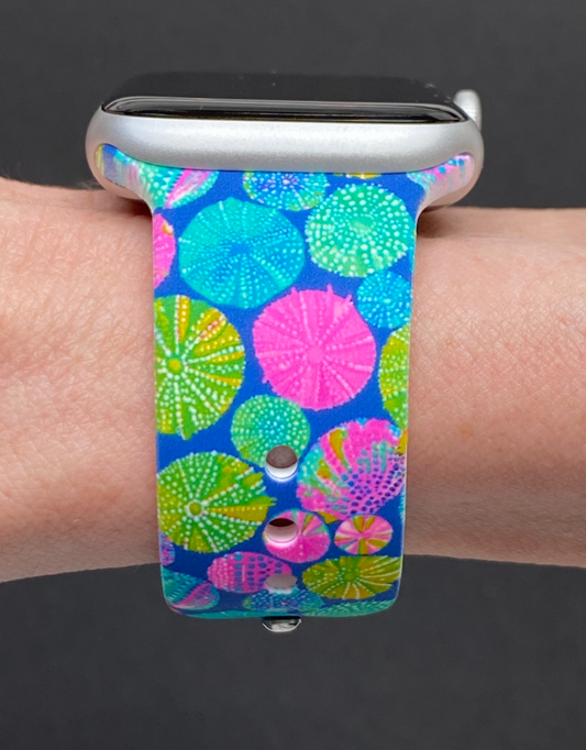 Neon Sea Urchins Watch Band For Apple Watch